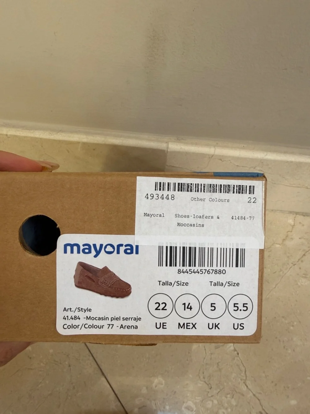 Mayoral baby boy infant sued loafer moccasins. Size 5.5